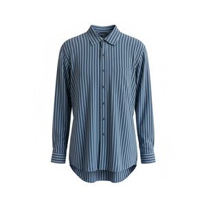 Ike Behar Navy Pinstripe Dress Shirt